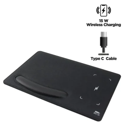 15W Wireless Fast Charging Mousepads/Forearm Support Type C