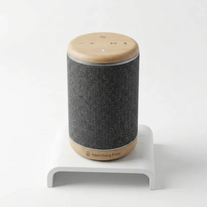 Advanced Bluetooth 5.1 eco-friendly wireless speaker studio view for Advertising Point UAE
