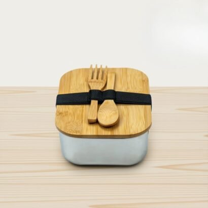 Premium leak-proof stainless steel lunch box studio view for Advertising Point UAE
