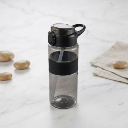 700ml eco-friendly rPET sports bottle with straw for Advertising Point UAE