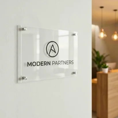 Acrylic name plates in Dubai | Advertising Point UAE