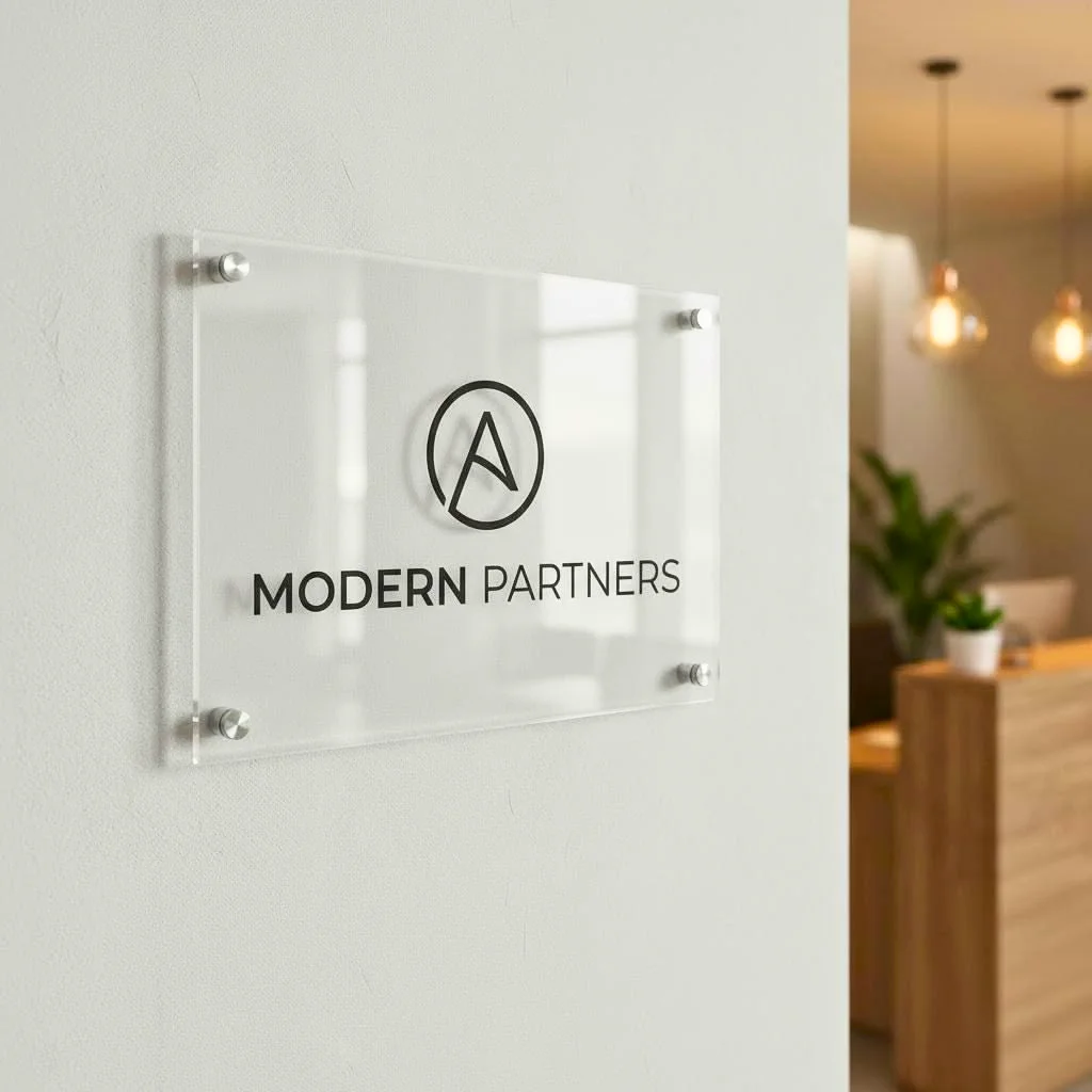 Acrylic name plates in Dubai | Advertising Point UAE
