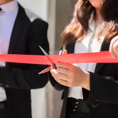 Ceremonial ribbon in Dubai | Advertising Point UAE