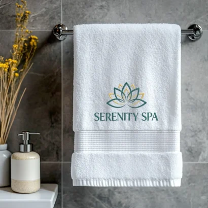 Custom face towel printing and personalized embroidered face towel in Dubai | Advertising Point UAE