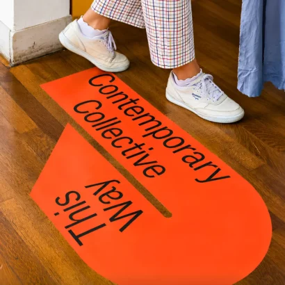 Custom floor stickers in Dubai | Advertising Point UAE