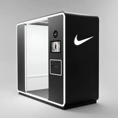 enclosed photo booth rental in Dubai | Advertising Point UAE