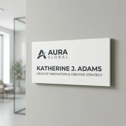 Forex name plates in Dubai studio view for Advertising Point UAE