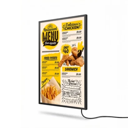 Lightbox signage in Dubai studio view for Advertising Point UAE