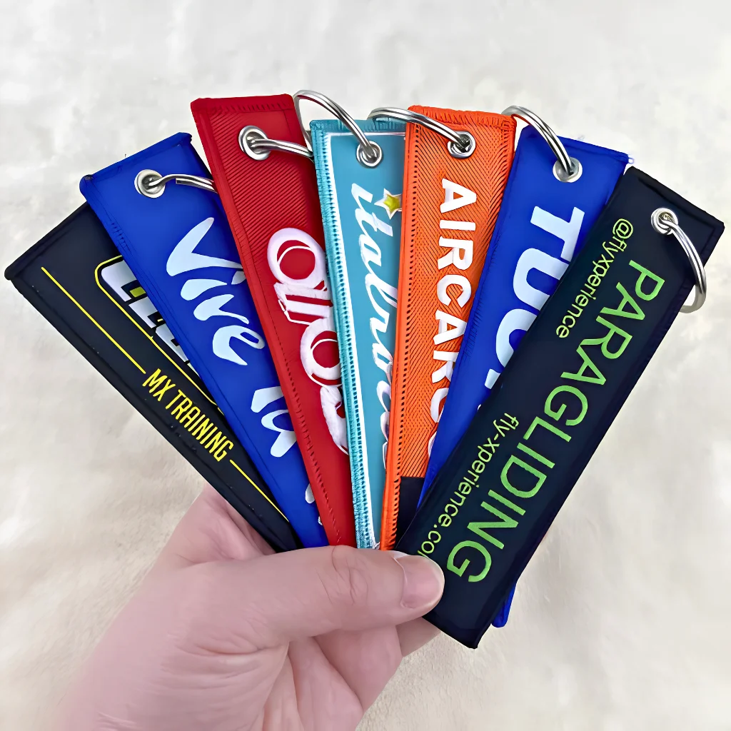 Branded fabric key chain bulk giveaway – Advertising Point Dubai & Abu Dhabi