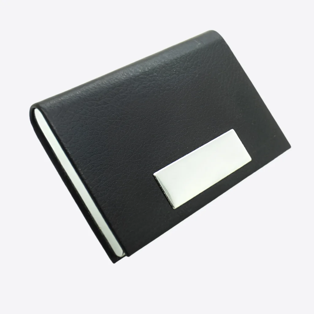 Branded leather business card holder executive gift – Advertising Point Dubai & Abu Dhabi