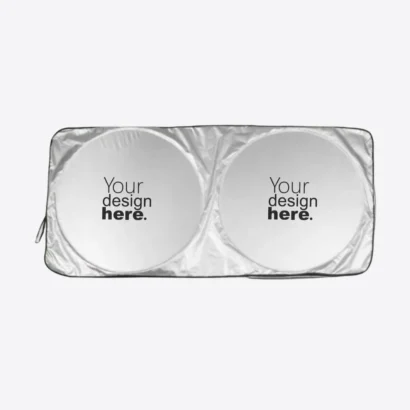 Custom car sunshade Dubai & Abu Dhabi – logo branding