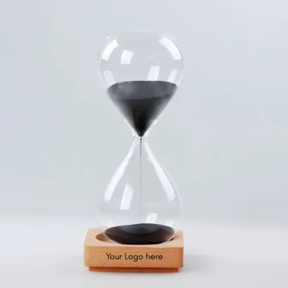 Custom sand timer Dubai & Abu Dhabi – logo and name engraving