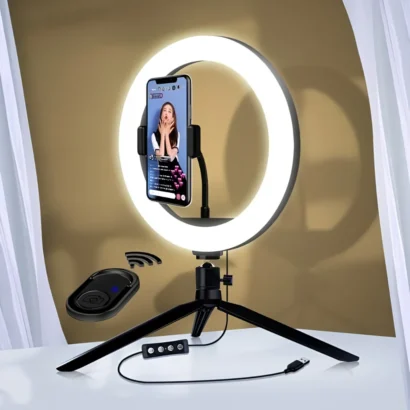 Selfie ring light Dubai & Abu Dhabi – custom logo branding