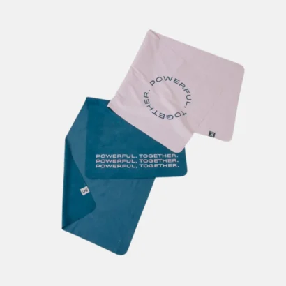 Custom microfiber towel with logo Dubai & Abu Dhabi – full-color sublimation print