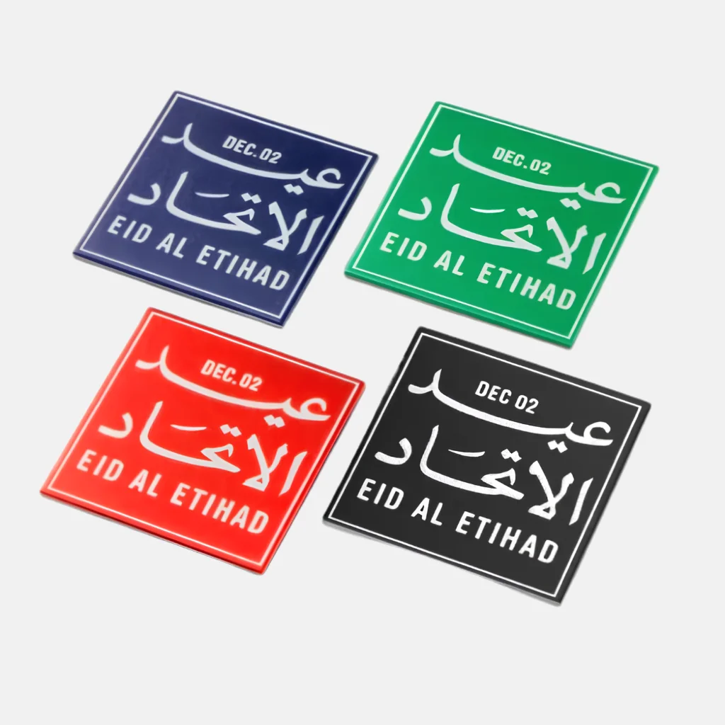 Branded National Day badges for corporate teams – Advertising Point Dubai & Abu Dhabi