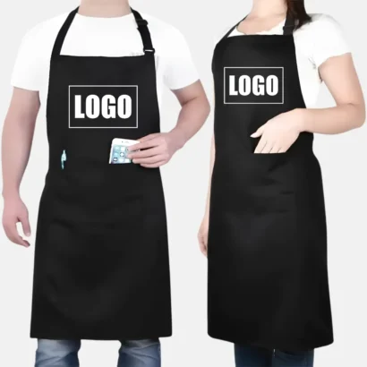Custom apron printing with logo Dubai & Abu Dhabi – branded chef apron