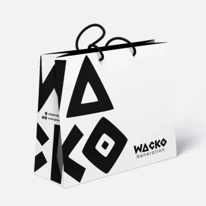 Custom kraft paper bags Dubai & Abu Dhabi – brown bag with printed logo