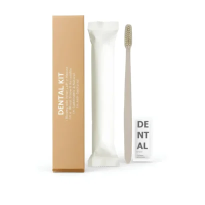 Eco friendly dental kit Dubai & Abu Dhabi – bamboo toothbrush with logo