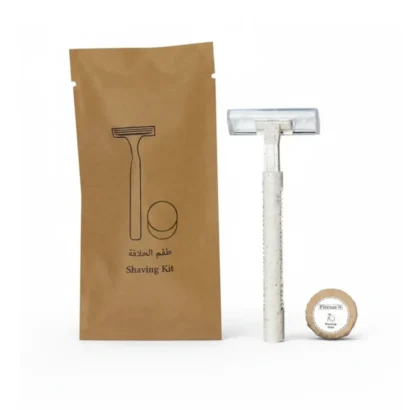 Eco friendly shaving kit Dubai & Abu Dhabi – bamboo razor with logo