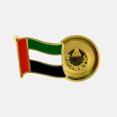 UAE flag badges Dubai & Abu Dhabi – metal enamel flag pin